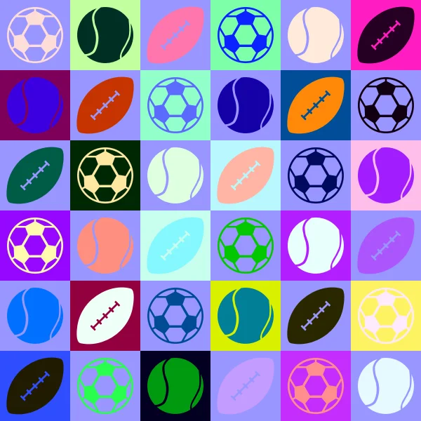 1396-9-SportsBallPatternMulticoloured